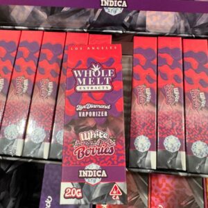 Whole Melt Extracts Disposable White Berries Flavors