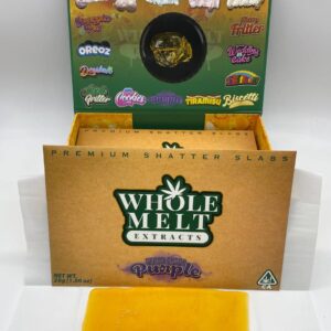 Whole Melt Extracts Grand Daddy Purple Shatter