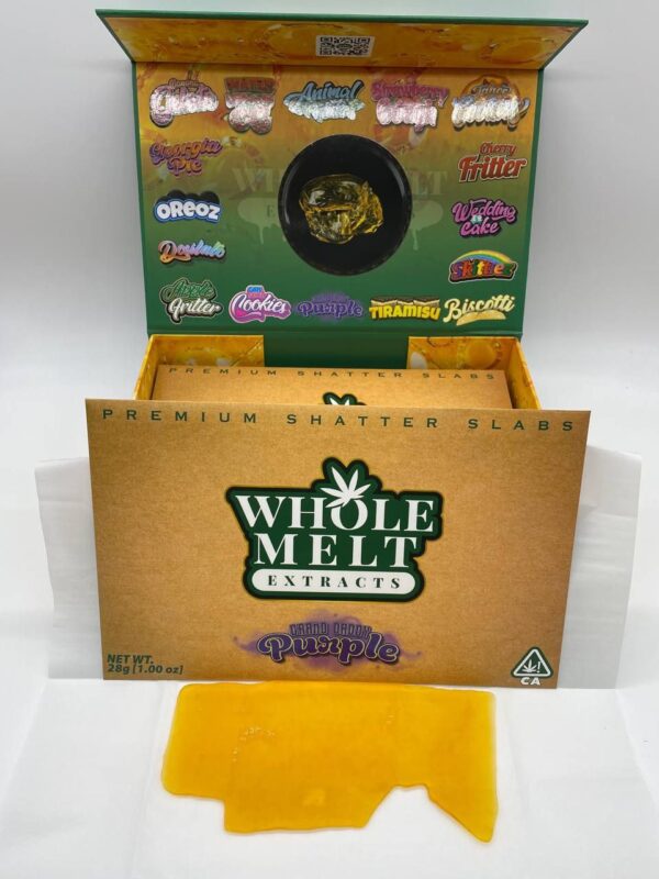 Whole Melt Extracts Grand Daddy Purple Shatter